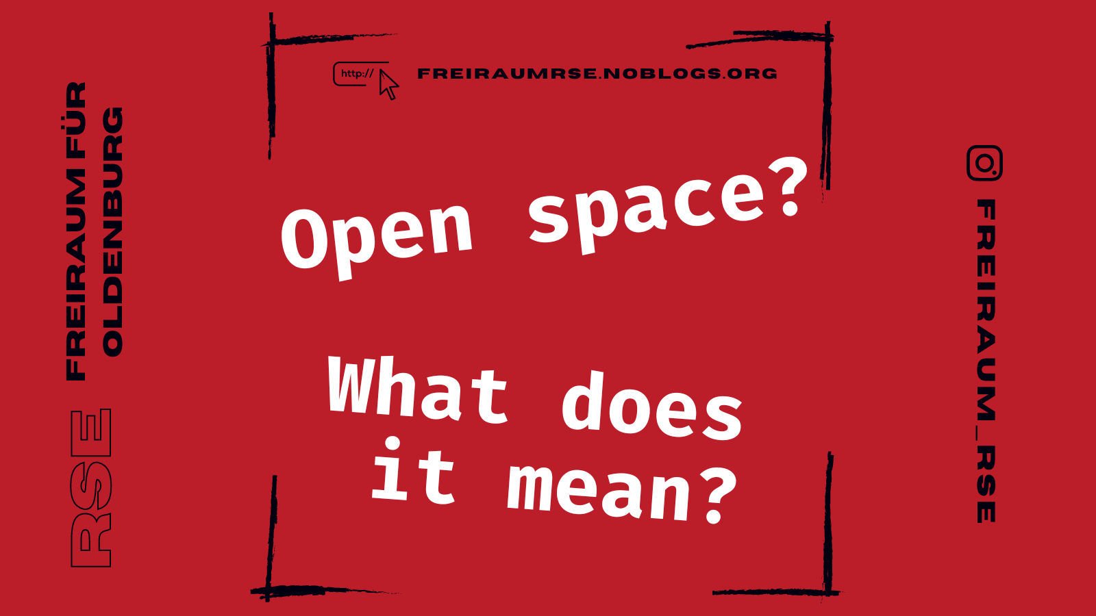 Open space? What does it mean?