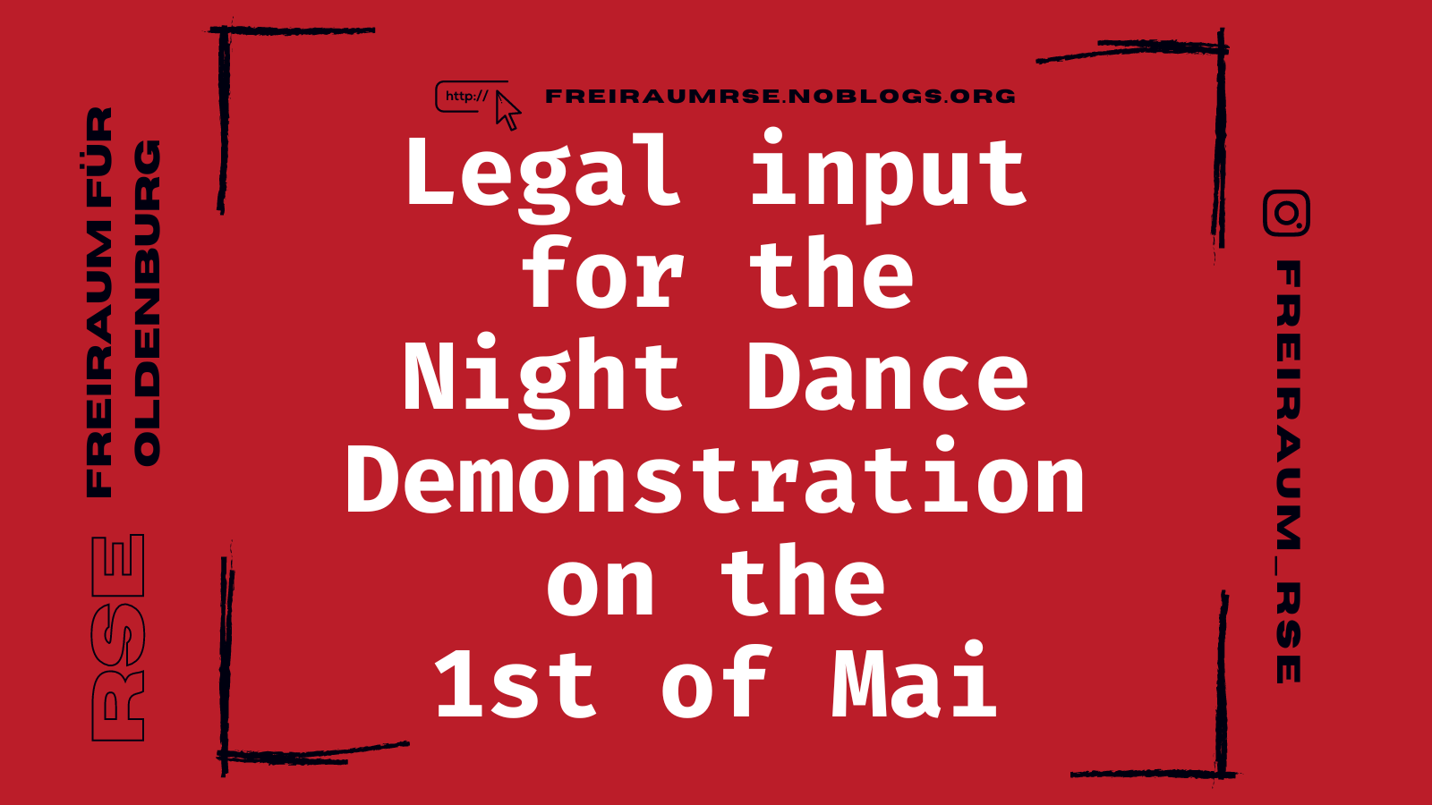 Legal input for the Night Dance Demonstration on the 1st of May